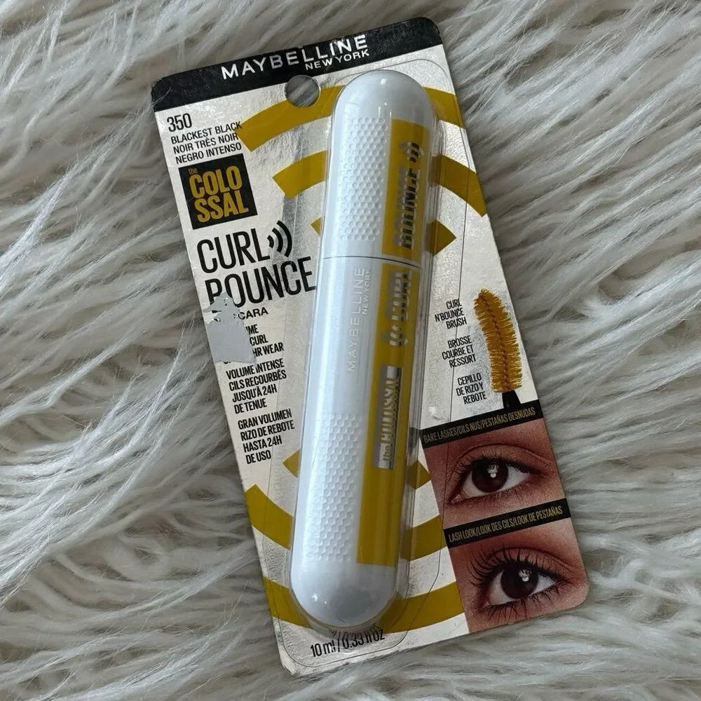 Maybelinne Colossal Curl Bounce Mascara Blackest Black